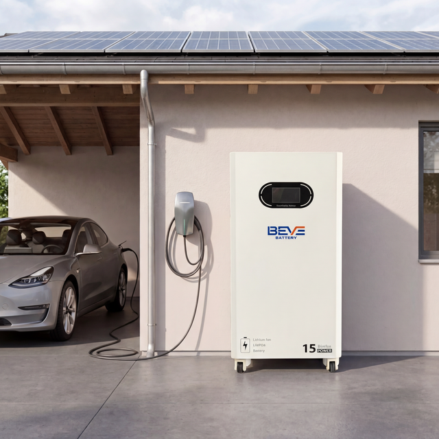 Residential Lithium Battery 48V 300Ah 15 Kwh Deep Cycle Home Storage Solar Power Wall with BMS