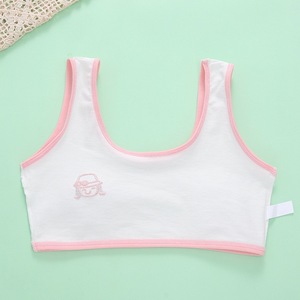 Diseño lindo Junior Girls' Etapa 2 Sujetadores <span class=keywords><strong>de</strong></span> algodón Todos los días Térmico Comodidad durante todo el día Soporte moderado para el crecimiento <span class=keywords><strong>de</strong></span> <span class=keywords><strong>la</strong></span> <span class=keywords><strong>pubertad</strong></span> Etapa adolescente - Product Image 2