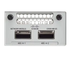 Ciscos nouvelle carte de Module de commutateur réseau C9300-NM-2Q 9300 2 ports 40GE d'origine