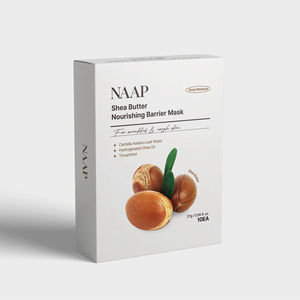 Masque nourrissant à la crème de karité NAAP pour le soin de la barrière cutanée, formule riche en crème pour renforcer la barrière cutanée, pour peaux sèches, usage féminin - Product Image 1