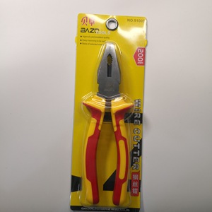 Baztools <b>Wire</b> Cutter 200mm Steel <b>Soft</b> Grip Handle For Cutting Stripping Cables - Product Image 1