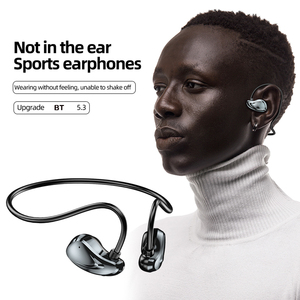 Nouvelle tendance <span class=keywords><strong>Portable</strong></span> sans fil dans l'oreille tour <span class=keywords><strong>de</strong></span> cou casque <span class=keywords><strong>de</strong></span> sport BT voyage étanche véritable conduction sonore LED <span class=keywords><strong>batterie</strong></span> - Product Image 2
