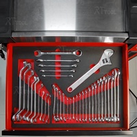 Chariot d'atelier à 7 tiroirs RTTOOL OEM, armoire à outils avec poignée et roulettes, revêtement thermolaqué, garantie 3 ans