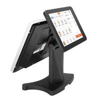 15-дюймовая POS-система «все в одном» с сенсорным экраном, Windows 10, от производителя, для ресторанов (кассовый аппарат)