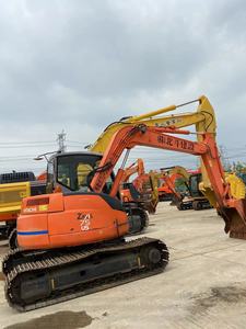 Excavadora de cadenas Hitachi ZX75US usada a precio económico, capacidad de cazo de 0.33m, alta potencia de excavación, pintura original, buen estado, bajo kilometraje. - Product Image 3