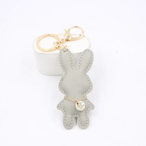 Llavero de cuero con diseño de Año del Conejo, accesorio DIY para correas de muñeca y bolsos de mujer, colgante decorativo - Product Image 3