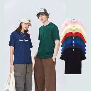 Custom Screen Print Women's Men's High Quality Slim Fit Tee Clothes Summer O-Neck T <b>Shirt</b> - Product Image 2