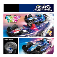 Voiture de course télécommandée 27 MHz à 4 canaux avec lumières clignotantes dynamiques pour des courses à haute vitesse, des performances de course excitantes et amusantes