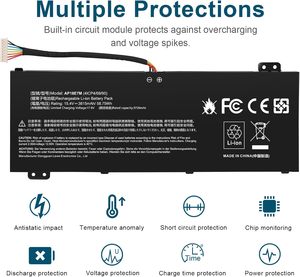 แบตเตอรี่ AP18E7M สำหรับ AN515-44 7 AN715-51 AN515-54 AN517-51 300 PH315-52 PH317-53 7 A715-74G AP18E8M KT.00407.009 KT00407009 - Product Image 4