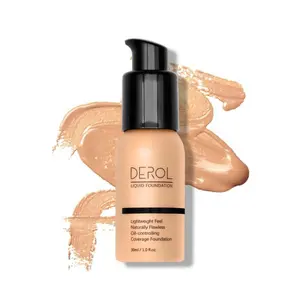 Kosmetik Foundation Mini, kosmetik Foundation Mini 24h tahan lama Kontrol Minyak Label pribadi Matte cakupan penuh Foundation lucu