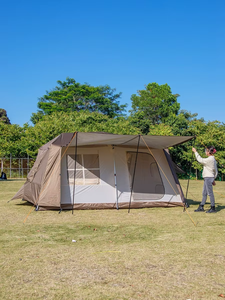 Outdoor Large-scale Fully Automatic Aluminum Pole <b>Tent</b>, Sunshade and Shade Canopy for 8-10 People, Rainproof and Mosquito-proof - Product Image 3
