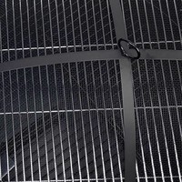 Brasero rond en acier doux pour bois, idéal pour patio, piscine, plage, feu de camp extérieur