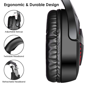 Audífonos para Juegos <span class=keywords><strong>ONIKUMA</strong></span> K1 PRO, Estéreo, Graves, Luz LED, Audífonos para Jugadores con Cable Trenzado - Product Image 6