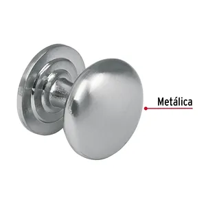 Master con 360 Unidades pomo de metal estilo 'Arch', níquel satinado, HERMEX - Product Image 2