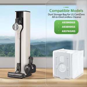 Lot de 8 sacs à poussière pour aspirateur <span class=keywords><strong>Lg</strong></span> Cordzero tout-en-un sans fil A949ktms Sacs de rechange compatibles avec l'élimination de la saleté - Product Image 5
