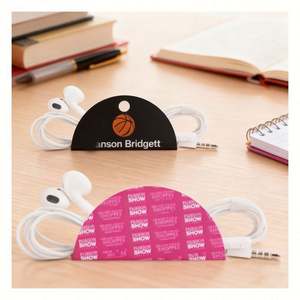 Organizador de Cables para Auriculares, Almacena los Cables de Forma Ordenada, Incluye Logotipo Personalizado Impreso - Product Image 1
