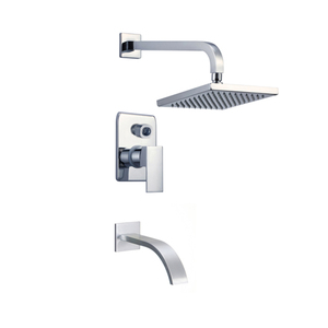 Robinet de douche thermostatique mural en laiton pour salle de bains Haijun Trading Company - Product Image 1