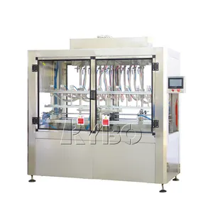 Efficient convenient fully automatic pure water fruit juice oil liquid filling production equipment