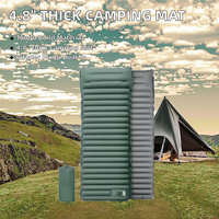 Matelas de camping auto-gonflant léger et compact de haute qualité avec logo personnalisé, simple, 190x70x10cm, pour le camping