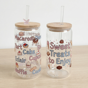 Autocollants PET UV de qualité supérieure pour enveloppes de tasses DTF, imperméables, résistants au gel et lavables, pour gobelets, bouteilles et mugs, transfert à froid - Product Image 4