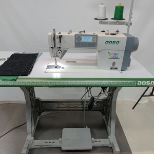 High Speed Single Needle Step Motor Type Automatic Industrial Lockstitch <b>Sewing</b> Machine with Long Arm - Product Image 2