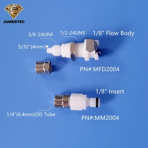 Male and female Double O-<b>ring</b> Quick <b>Coupling</b> Air Hose In-line Valved Insert Quick Connector Fittings With Metal Locking Nut - Product Image 2