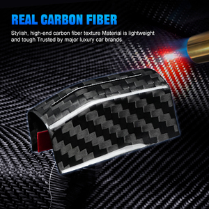 Shasha Carbon Fiber <b>Gear</b> Shift <b>Knob</b> Trim Ring Car Interior Accessories for 5 Series G60 G68 I5 M5 X3 2024-2025 - Product Image 4