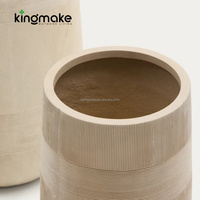Pot de fleurs haut de gamme pour extérieur, durable, avec trou de drainage, idéal pour hôtels, en GRC moderne – Ventes flash usine