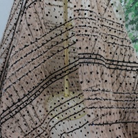 LH 100% Polyester Léger Stretch Polka Dot Flocage Broderie Paillettes Mariage Tulle Filet Maille Femmes Enfants Robe