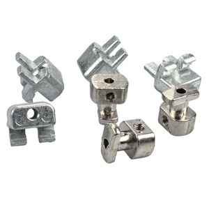 European Standard Mesh Fixing Block 20304045 Zinc Plated Aluminum Profile Fence Accessories For Rail Fixing - Product Image 1