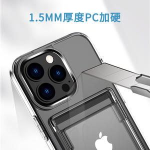 Custodia per borsa con Slot per carta trasparente IVANHOE per <span class=keywords><strong>iPhone</strong></span> 15 14 <span class=keywords><strong>13</strong></span> 12 11 Pro Max Mini X XR XS 7 8 Plus <span class=keywords><strong>Cover</strong></span> morbida per <span class=keywords><strong>portafoglio</strong></span> trasparente - Product Image 5