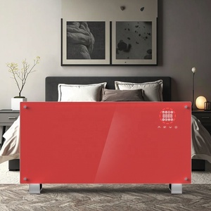 Grand écran <span class=keywords><strong>LED</strong></span>, radiateur portable autoportant, <span class=keywords><strong>plat</strong></span>, étanche IP44, protection contre la surchauffe, panneau chauffant en fibre de carbone, 1500W - Product Image 2