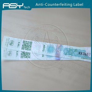 Tùy Chỉnh Thuốc Lá An Ninh Nhãn, <span class=keywords><strong>UV</strong></span> An Ninh Vô Hình Sticker Với Tem Nóng Hologram Phim - Product Image 3