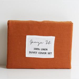 Set Copripiumino 100% Lino <span class=keywords><strong>Francese</strong></span>, <span class=keywords><strong>Lenzuola</strong></span> in Lino Lavato Vintage Ecologico - Product Image 3