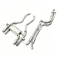 Système d'échappement Catback Valvetronic pour BMW G81 G80 M3, G87 M2, G82 M4 S58 3.0T, tuyau intermédiaire en Z à longueur égale personnalisé, SS304