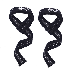 Gran oferta Unisex logotipo personalizado gimnasio Fitness antideslizante correa de levantamiento de pesas correas de muñeca para entrenamiento de fuerza y culturismo - Product Image 3
