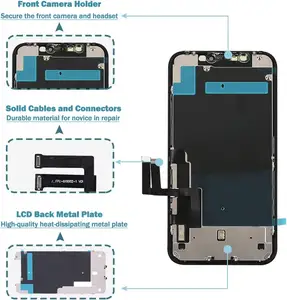 MF grosir pengganti layar lcd ponsel, untuk iPhone X XR XS MAX 11 12 Pro Max 13 digitizer lcd