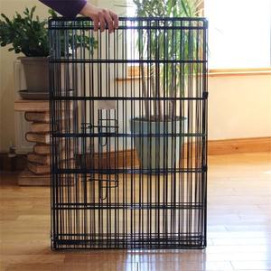 Bolígrafo de ejercicio, valla negra para perros, bolígrafo para cachorros, 8 paneles, corralito para perros, cajas de entrenamiento y viaje, alambre soldado, paneles para mascotas, valla - Product Image 6