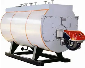 Diesel gas fired steam boiler in paper mill