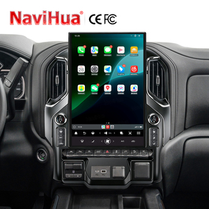 NaviHua Nouvel écran vertical stéréo de 17,2 pouces Android 14 style Tesla pour Chevrolet Silverado GMC Sierra 2019-2023 - Product Image 6