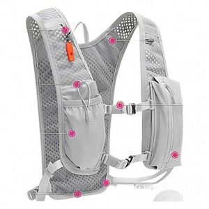 Chaleco Deportivo con Mochila para Ciclismo, Running, Senderismo, Cross Country, Ciclismo de Montaña, Maratón, Bolsa Deportiva Versátil y Transpirable para Actividades al Aire Libre - Product Image 3