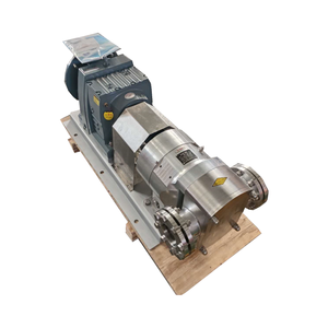 <b>Small</b> Stainless Steel Cam Rotor <b>Pump</b> Sanitary Food Grade Mini Rotary Lobe Type 3-Phase Motor for Viscous Fluid OEM Service - Product Image 1