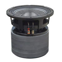 Altavoces de Rango Completo de Fibra de Carbono de 6 Pulgadas (4 Unidades) con Ferrites de 300 WRMS y de 8 Pulgadas (5 Unidades) con Imanes de 800 WRMS para Sistemas de PA para Exteriores