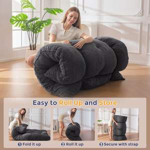 Colchoneta de Espuma Viscoelástica Tatami, Colchón Enrollable para Dormir en el Suelo, para Habitación, Dormitorio - Product Image 3