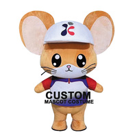 Costume de mascotte d'abeille de dessin animé sur mesure pour adulte, taille réelle, tenue en peluche pour spectacle d'entreprise et accessoires d'événement