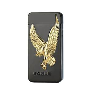 Encendedor eléctrico de cigarrillos en relieve con Control táctil de huellas dactilares portátil Delgado recargable a prueba de viento personalizado para estufa - Product Image 1