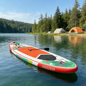 Planche <span class=keywords><strong>de</strong></span> surf gonflable <span class=keywords><strong>de</strong></span> style camping haut <span class=keywords><strong>de</strong></span> gamme, accessoire photo viral, planche à pagaie SUP pour prises <span class=keywords><strong>de</strong></span> vue aquatiques, ensemble complet - Product Image 3