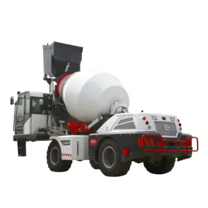 1.6 M3ขนาดเล็กดีเซล4*4 Self Propelled Self Loading คอนกรีตผสม/ผสมมือถือรถบรรทุกสำหรับขาย - Product Image 1