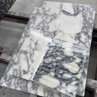 Dalles de marbre turc Viola, finition mate, écologiques, de luxe, pour meubles de salle de bain intérieurs, grandes dalles, table basse, fond mural de salle de bain