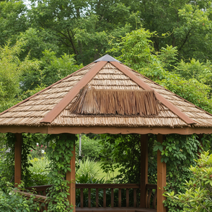 Vente directe usine de chaume artificiel de haute qualité, <span class=keywords><strong>synthétique</strong></span>, imperméable, en plastique, pour toitures extérieures, jardins et pergolas - Product Image 3